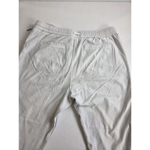 ATHLETA Farallon Jogger Pants in Birch Grey Size 14 Cotton Drawstring - Picture 4 of 8